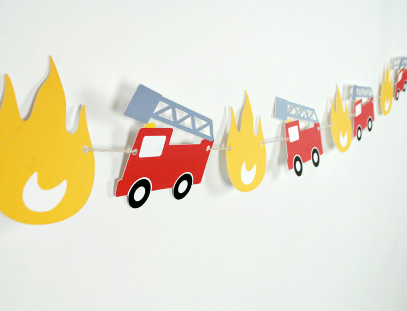 Fire Truck Garland 5 ft.