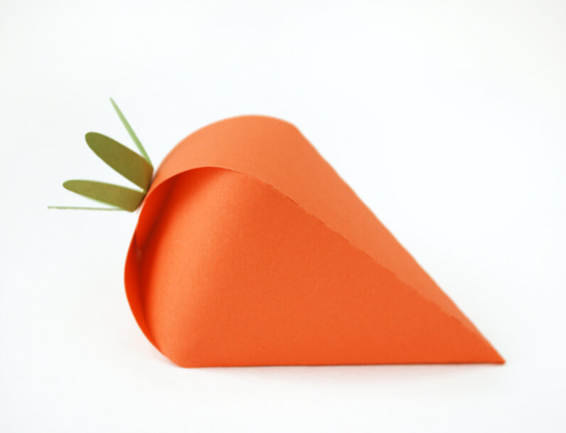 Garden Carrots Favor Box Set of 12