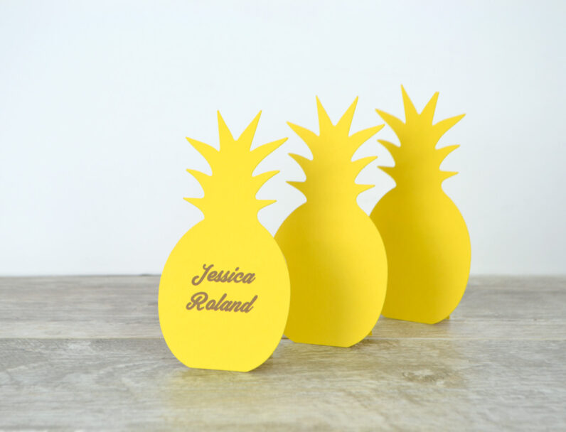 Pineapple Place Cards Set of 24