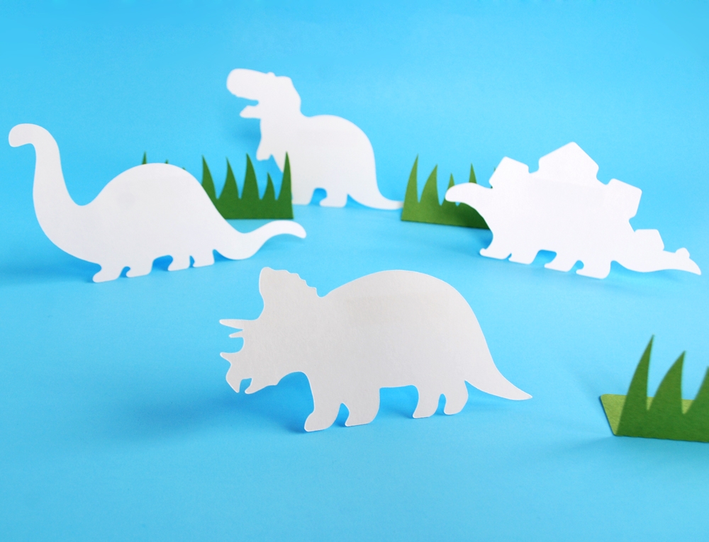 Dinosaurs Shaped Place Cards Set of 24 - Image 4