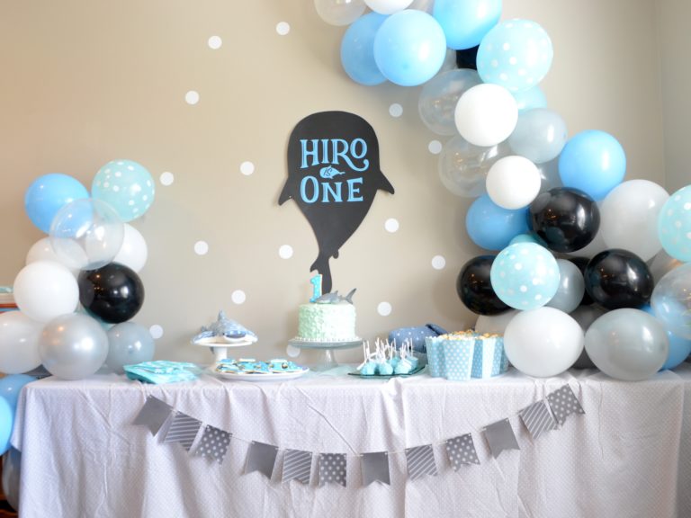 Whale Shark Themed 1st Birthday Party