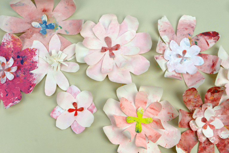 Hand-Painted Flower Decorations: A Perfectly Imperfect Party Decor