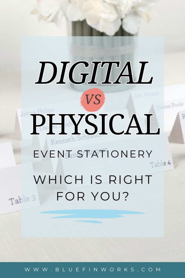Digital vs. Physical Event Stationery: Which Is Right for You?