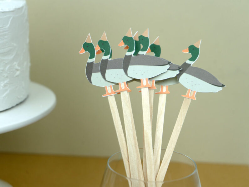 One Lucky Duck Mallard Drink Stirrers BW12116